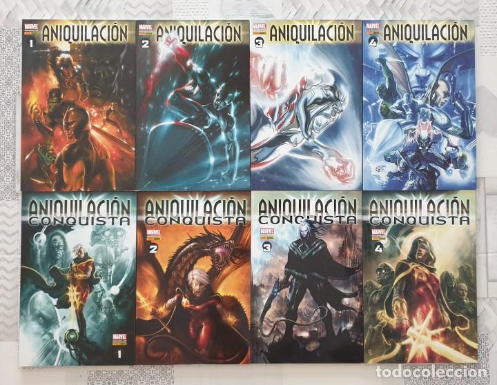 Aniquilacion + Aniquilacion: Conquista. Series Limitadas de 8 tomos. Panini Comics 2007