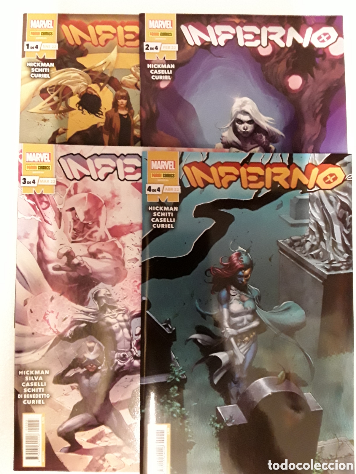 C&oacute;mics: Inferno 1 2 3 4 (colecci&oacute;n completa) (grapa) - Panini / Marvel - Foto 1