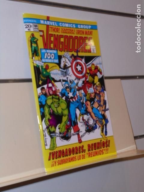 C&oacute;mics: MARVEL FACSIMIL VENGADORES EL NUMERO 100 N&ordm; 7 JUNIO 2019 - PANINI - Foto 1