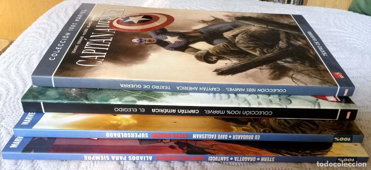 C&oacute;mics: 100% MARVEL: CAPIT&Aacute;N AM&Eacute;RICA (4 tomos) - Foto 2