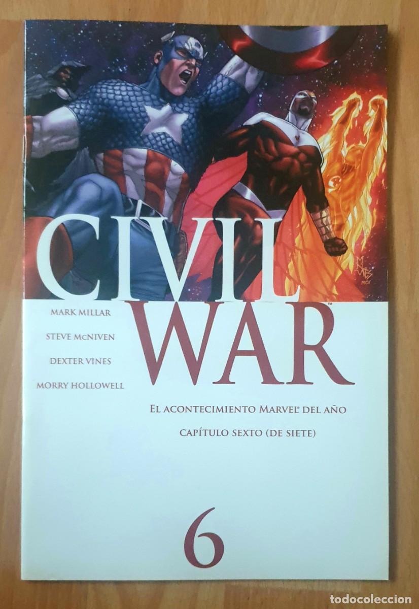 C&oacute;mics: CIVIL WAR n&ordm; 6 de 7 EDICION ESPECIAL. Panini Comics 2007. - Foto 1