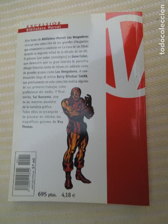 C&oacute;mics: LOS VENGADORES N&ordm; 11 - BIBLIOTECA MARVEL COMICS EXCELSIOR FORUM - Foto 2