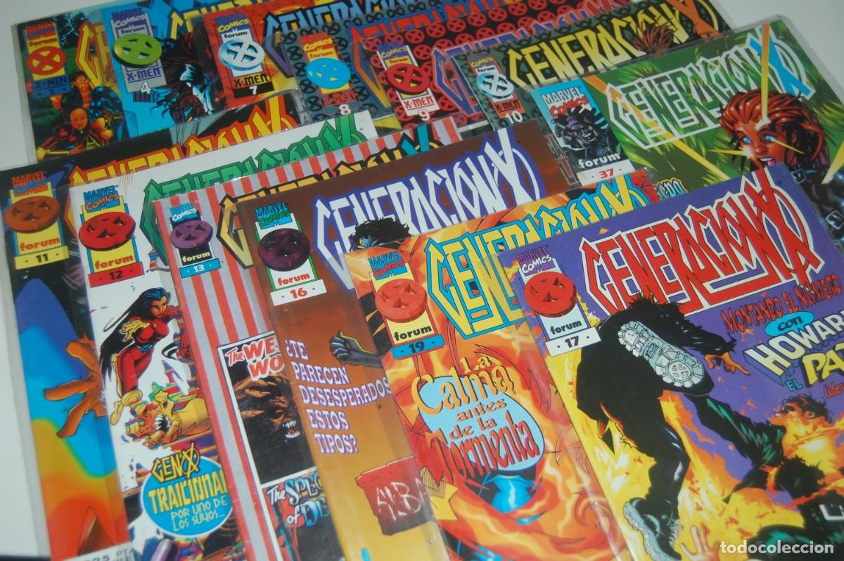 C&oacute;mics: LOTE 14 COMICS-GENERACION X -N 2,4,7,8,9,10,11,12,13,16,17,18,19 Y 37-MARVEL-FORUM-EXCELENTE ESTADO.