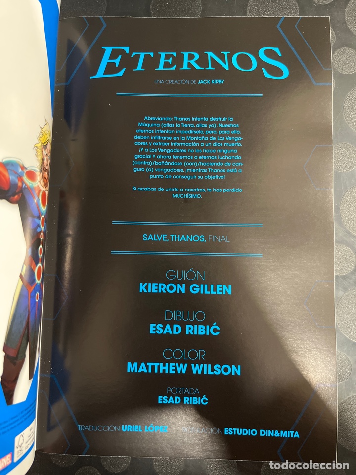 C&oacute;mics: ETERNOS N.15 SALVE THANOS : FINAL ( 2021/&hellip; ) - Foto 3