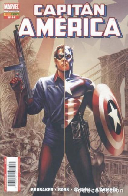 C&oacute;mics: CAPIT&Aacute;N AM&Eacute;RICA N&ordm; 44 - BRUBAKER / ROSS - PANINI - Foto 1