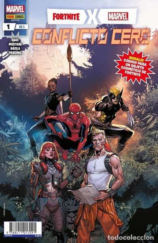 C&oacute;mics: Fortnite X Marvel: Conflicto Cero 1 PANINI. - Foto 1