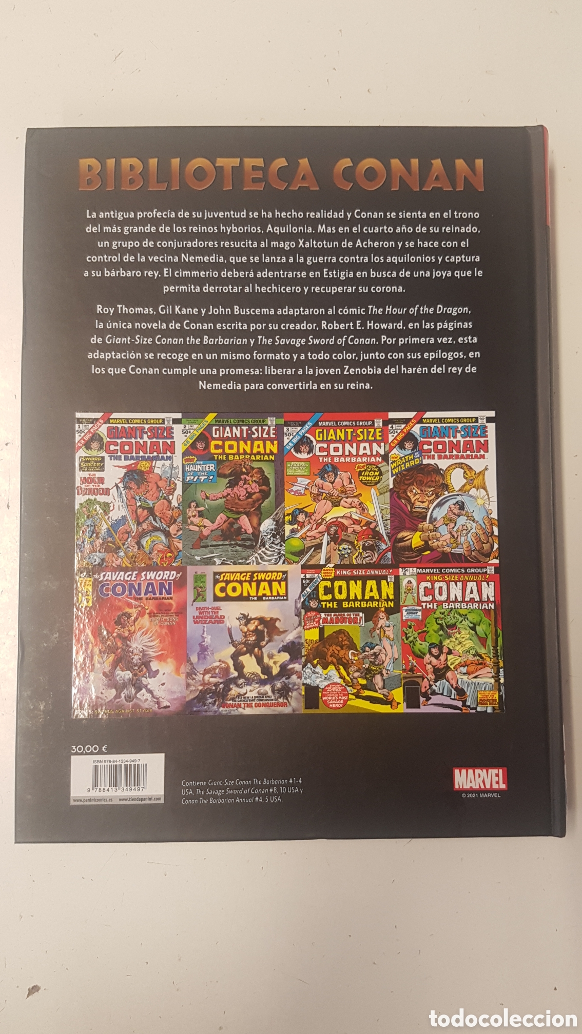C&oacute;mics: LA ESPADA SALVAJE DE CONAN PANINI COMICS MARVEL NUEVO - Foto 2