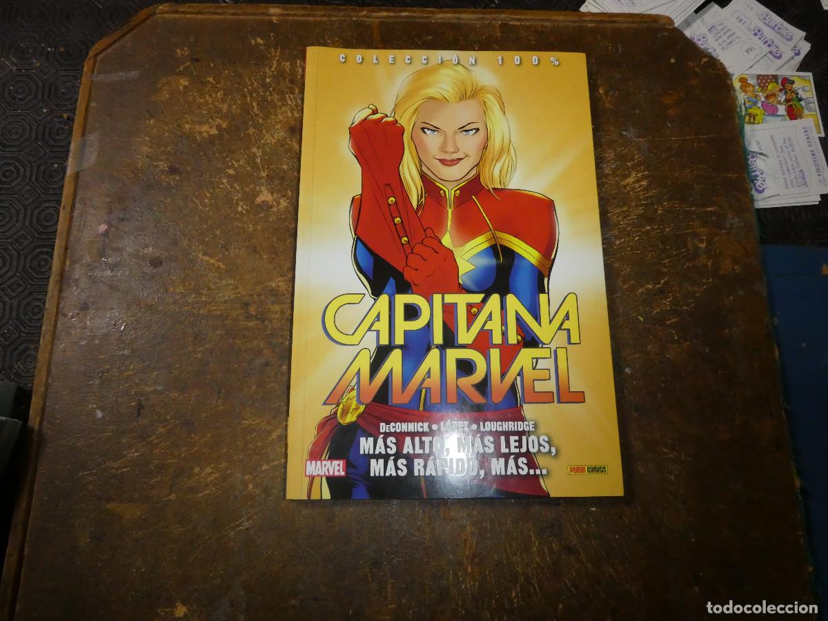 C&oacute;mics: colecci&oacute;n 100% n&ordm; 3 capitana marvel, panini - Foto 1