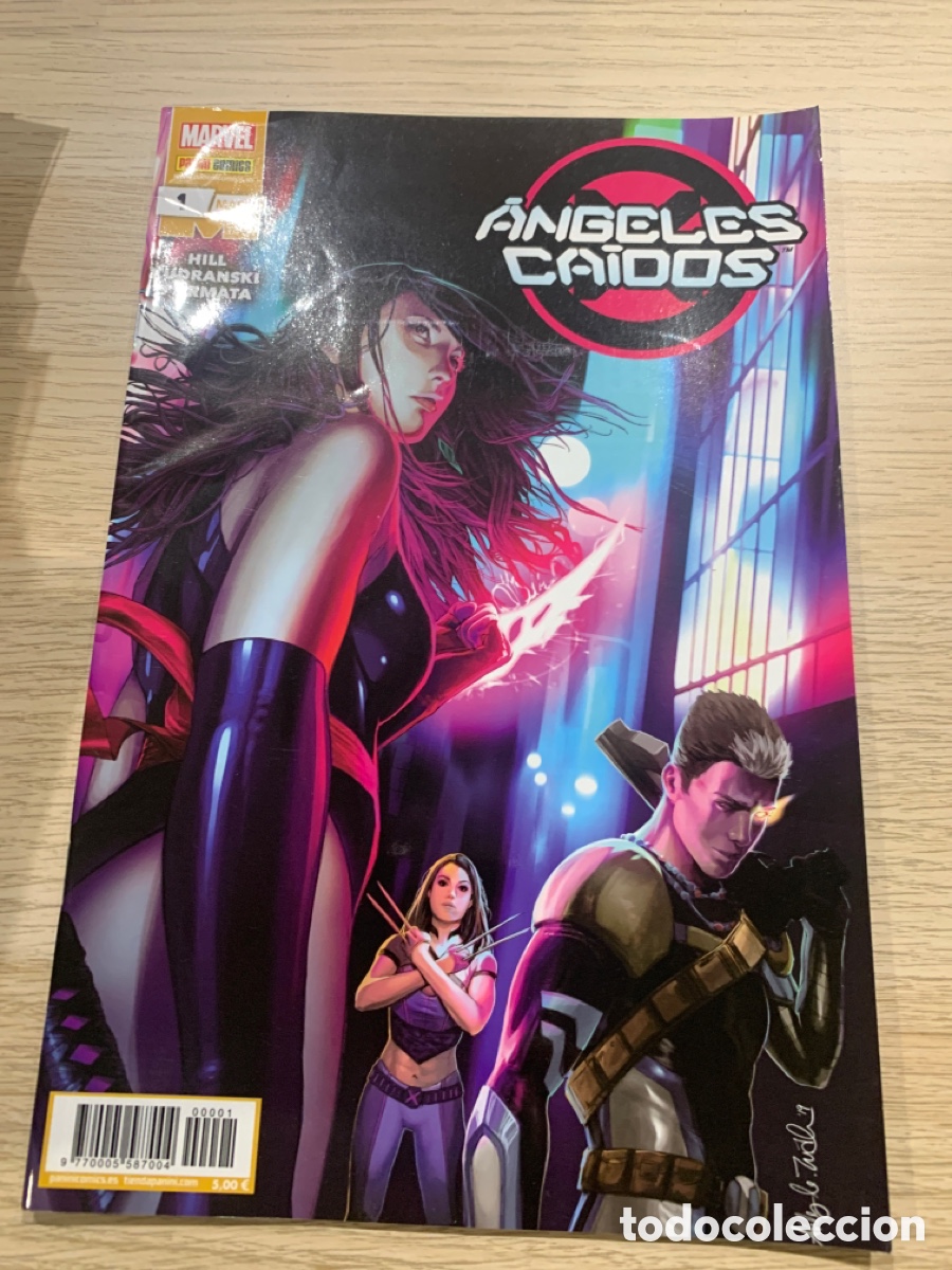 C&oacute;mics: &Aacute;ngeles Ca&iacute;dos 1 2 3 4 (Colecci&oacute;n Completa) - Grapa - Panini / Marvel - Foto 2