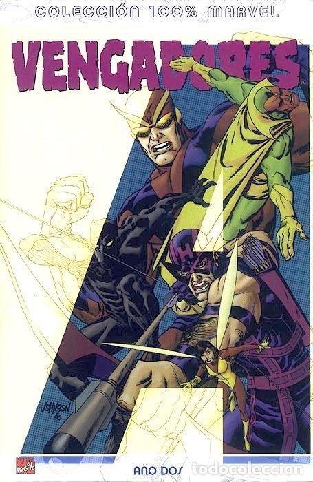 C&oacute;mics: LOS VENGADORES. A&Ntilde;O DOS. COLECCI&Oacute;N 100%. PANINI. - Foto 1
