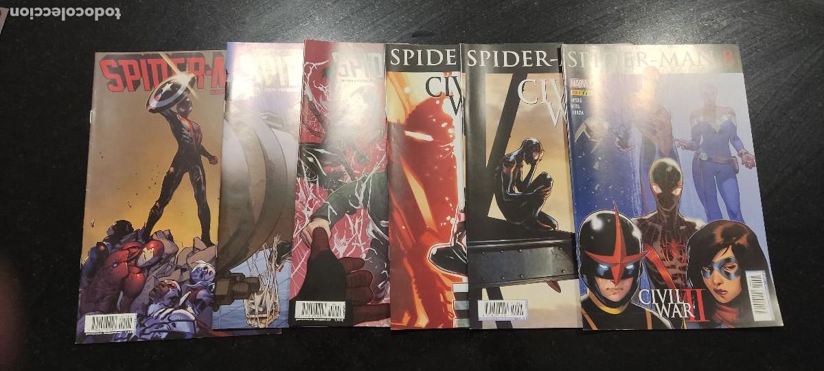 C&oacute;mics: Spider-Man 2 a 4 y 6 a 8 (Miles Morales) (grapa) - Foto 1