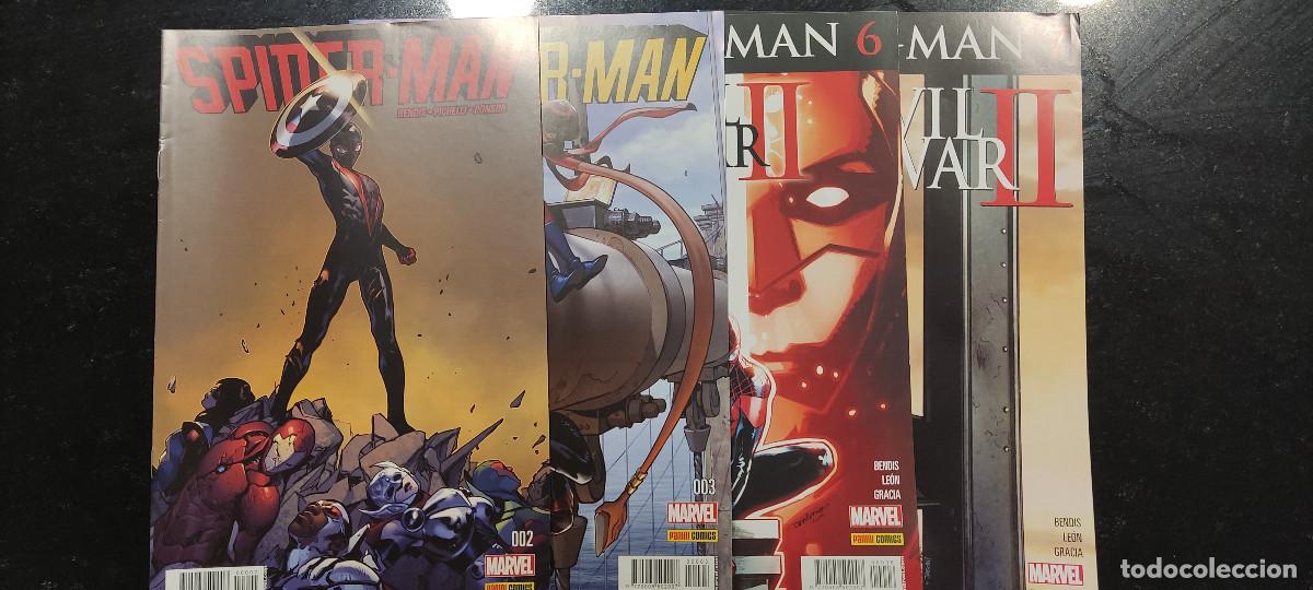 C&oacute;mics: Spider-Man 2, 3, 6 y 7 (Miles Morales) (grapa) - Foto 1