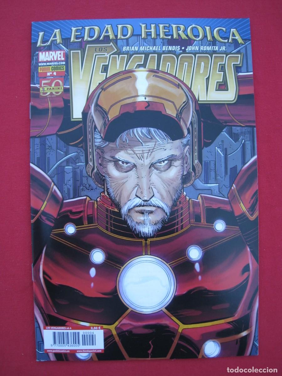 C&oacute;mics: LA EDAD HEROICA - LOS VENGADORES - N&ordm; 4 - PANINI. - Foto 1