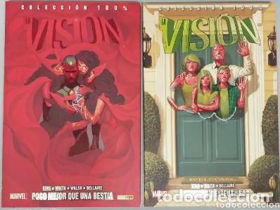 C&oacute;mics: 100% MARVEL: LA VISI&Oacute;N (OBRA COMPLETA 2 TOMOS) - PANINI - Foto 1