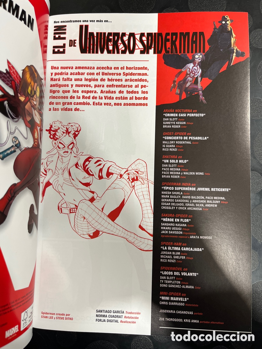 C&oacute;mics: EL FIN DEL UNIVERSO SPIDERMAN N.2 PR&Oacute;LOGO ( 2022/&hellip; ) - Foto 3