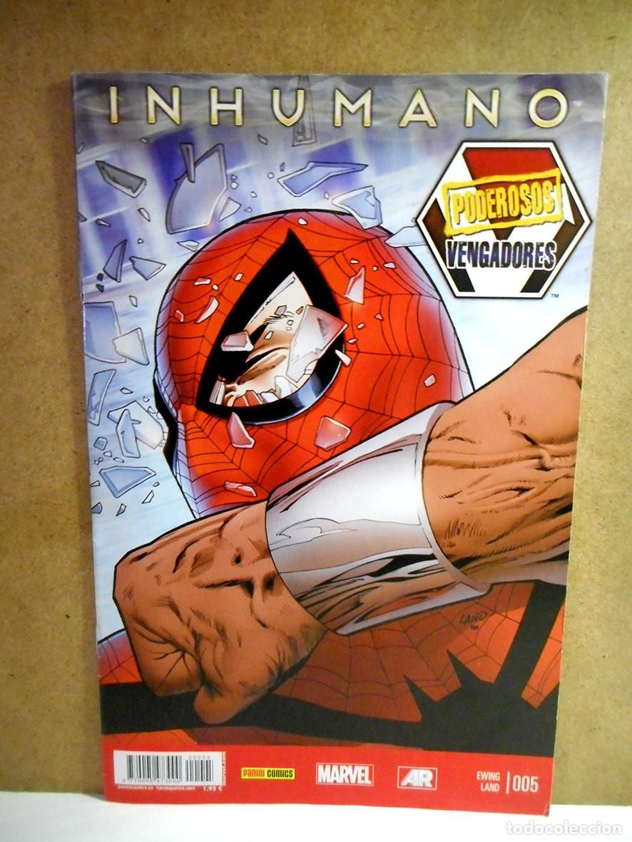 C&oacute;mics: PODEROSOS VENGADORES N&ordm;5 INHUMANO (PANINI-ABRIL 2014) EDWING - LAND - Foto 1