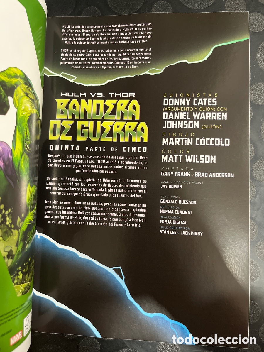C&oacute;mics: HULK VOL.2 N.123 / 8 BANDERA DE GUERRA : FINAL ( 2012/&hellip; ) - Foto 3