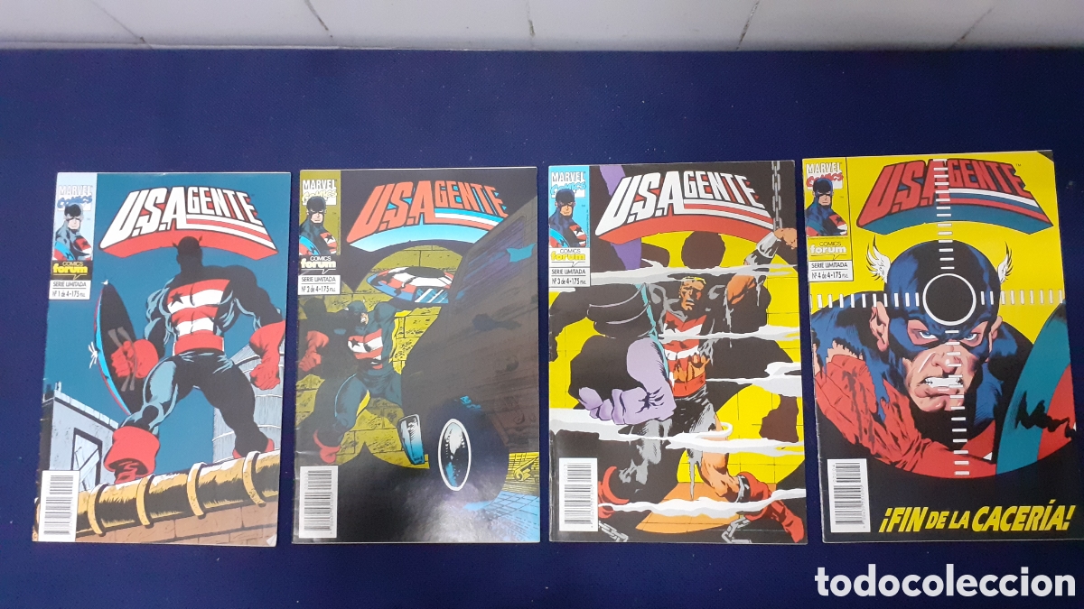 C&oacute;mics: U.S.AGENTE, COMPLETA 4 GRAPAS, MARVEL COMIC, ESTADO NUEVO - Foto 1