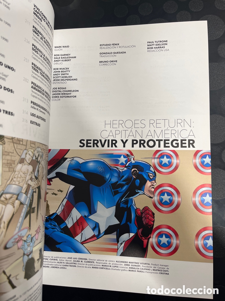 C&oacute;mics: H&Eacute;ROES RETURN : CAPIT&Aacute;N AM&Eacute;RICA N.1 SERVIR Y PROTEGER de MARK WAID - Foto 3