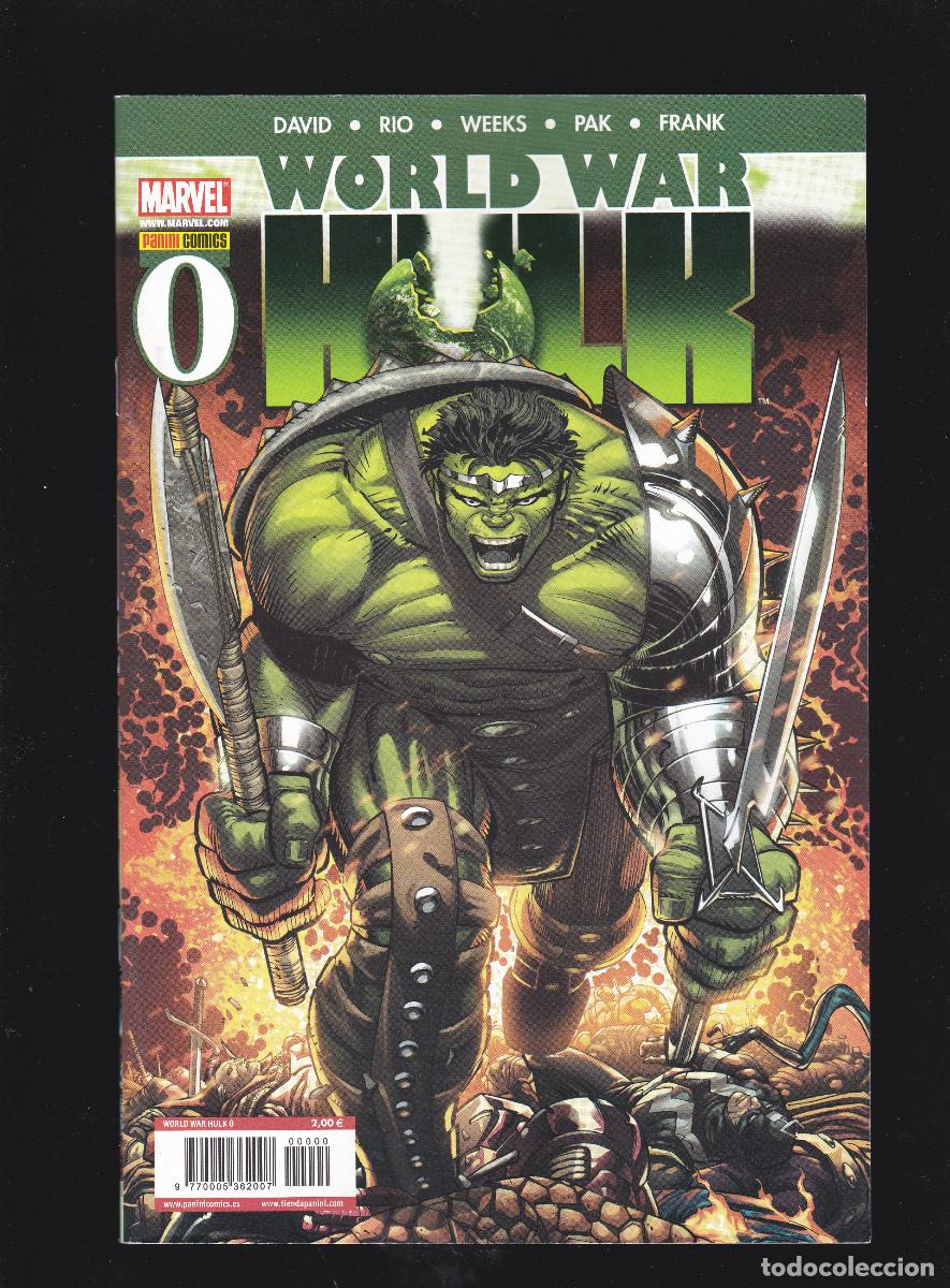C&oacute;mics: WORLD WAR HULK - 0 - 1 - 2 - 3 - 4 Y 5 - COMPLETA - PANINI - Foto 2