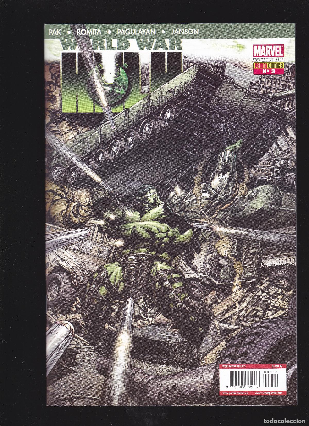 C&oacute;mics: WORLD WAR HULK - 0 - 1 - 2 - 3 - 4 Y 5 - COMPLETA - PANINI - Foto 4