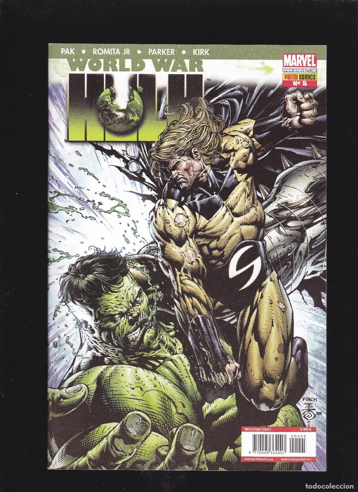 C&oacute;mics: WORLD WAR HULK - 0 - 1 - 2 - 3 - 4 Y 5 - COMPLETA - PANINI - Foto 8