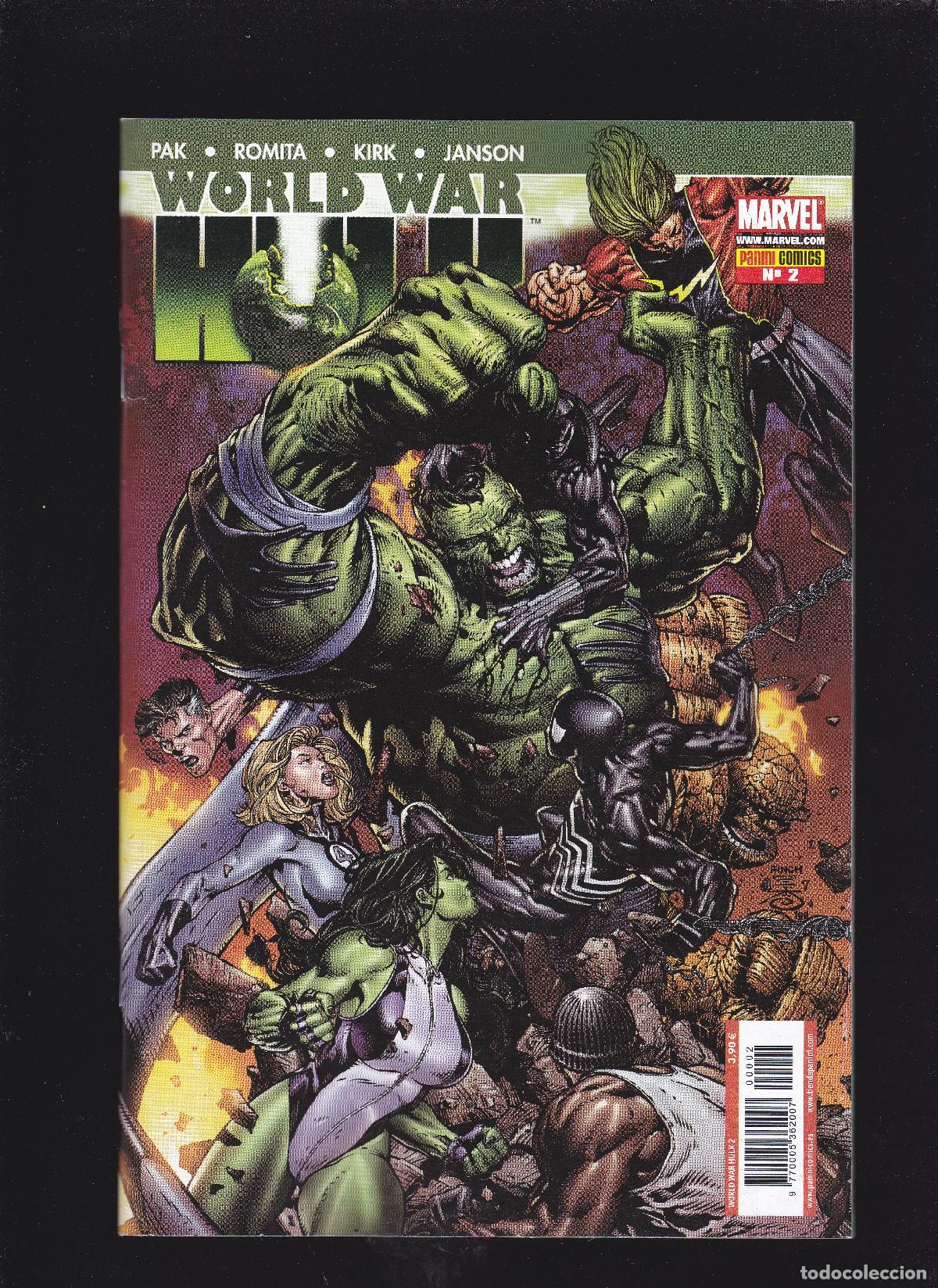 C&oacute;mics: WORLD WAR HULK - 0 - 1 - 2 - 3 - 4 Y 5 - COMPLETA - PANINI - Foto 12