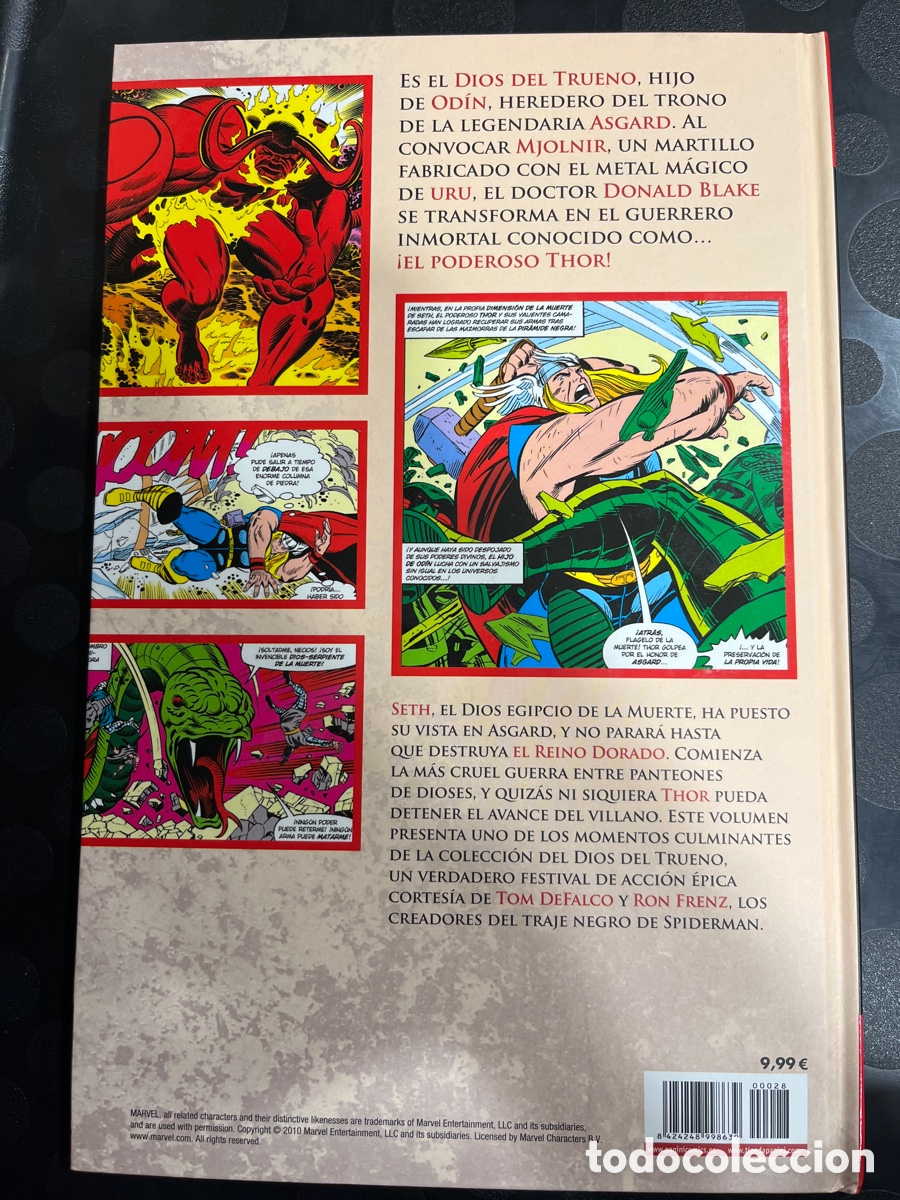 C&oacute;mics: MARVEL H&Eacute;ROES N.28 THOR : EL DIOS SERPIENTE ( 2010/... ) - Foto 2