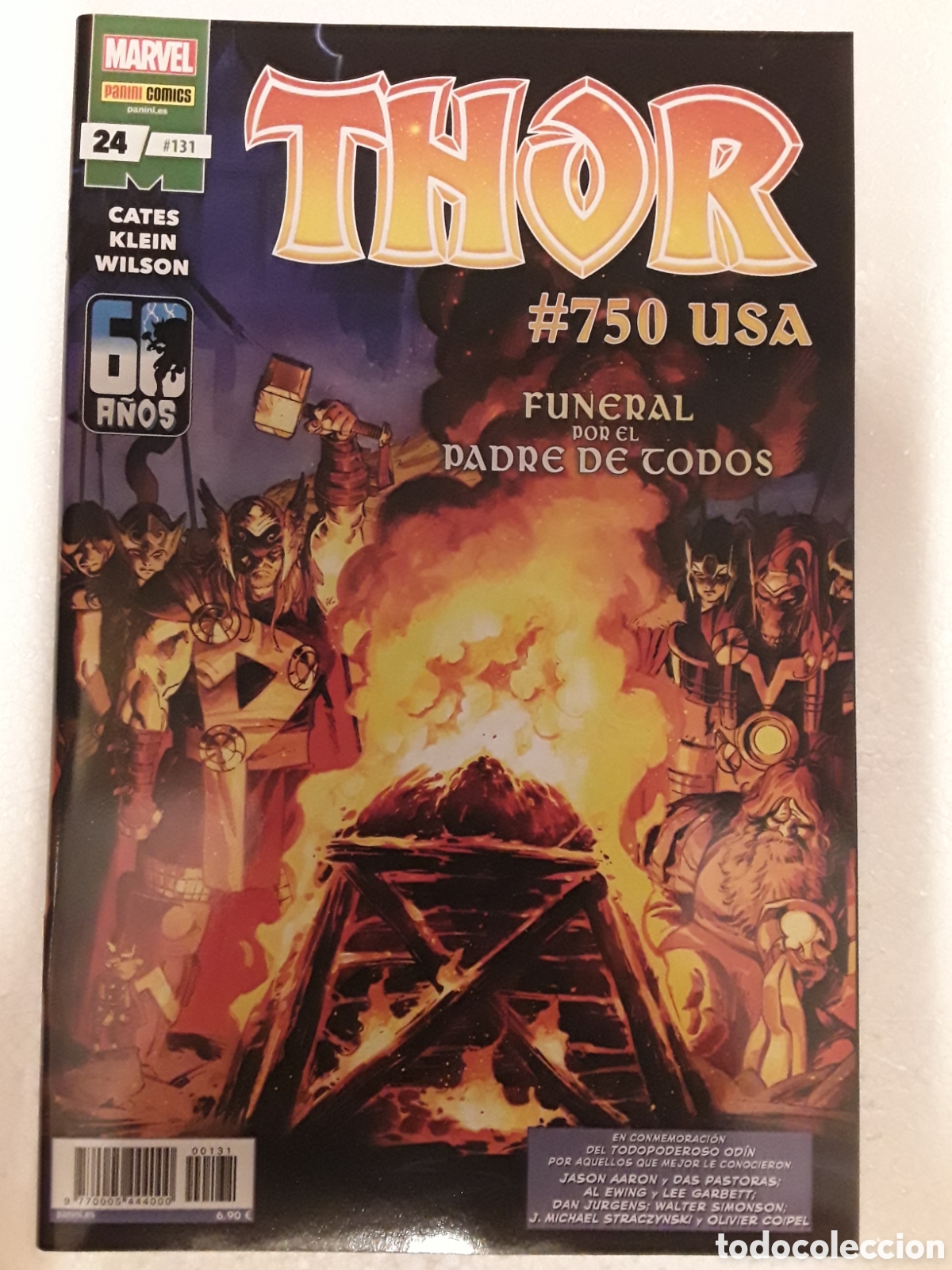 C&oacute;mics: Thor 24 / 131 (grapa) - Cates, Klein, Wilson - Panini / Marvel - Foto 1
