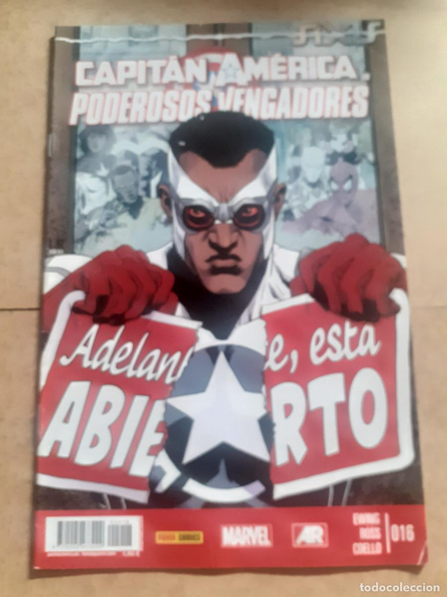C&oacute;mics: CAPIT&Aacute;N AM&Eacute;RICA Y LOS PODEROSOS VENGADORES - n&ordm; 16 016 - Axis - PANINI - Foto 1