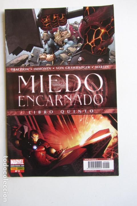 C&oacute;mics: MIEDO ENCARNADO N&ordm; 5 PANINI MARVEL ARX5 - Foto 1