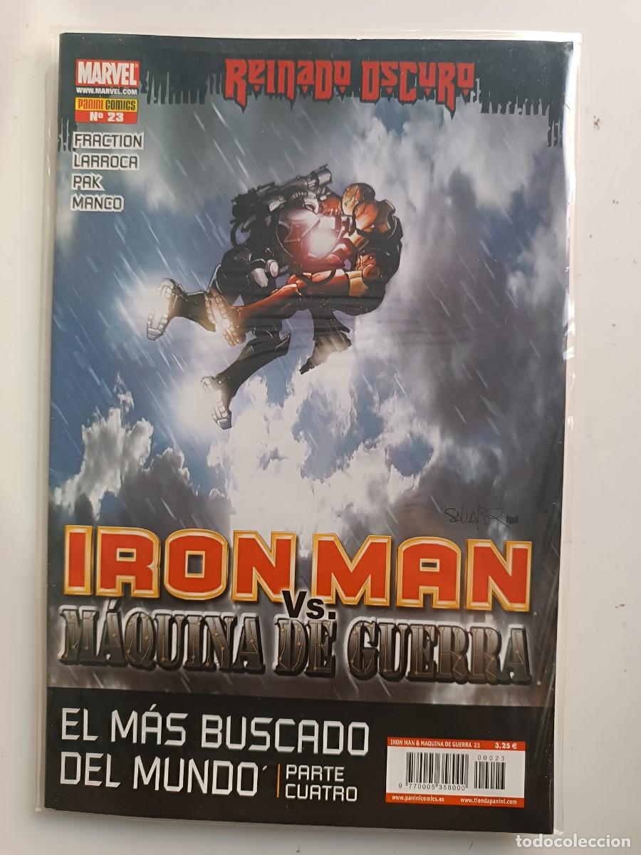 C&oacute;mics: iron man VS m&aacute;quina de guerra 23 panini - Foto 1