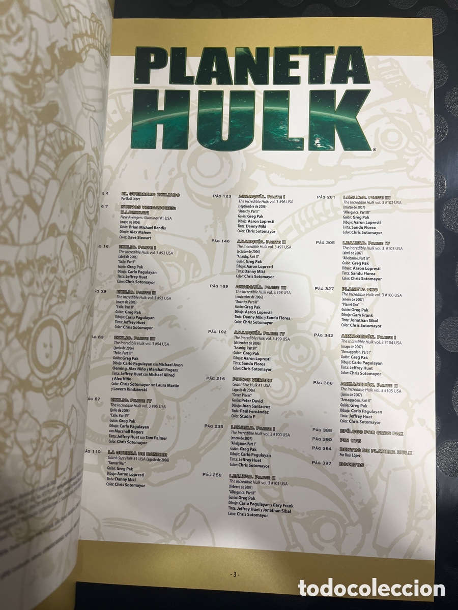 C&oacute;mics: PLANETA HULK : INTEGRAL MARVEL DELUXE ( 2010 ) - Foto 3