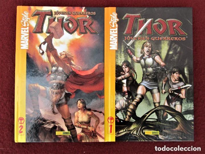 C&oacute;mics: THOR: J&Oacute;VENES GUERREROS 1 Y 2 - MARVEL STYLE - PANINI - Foto 1