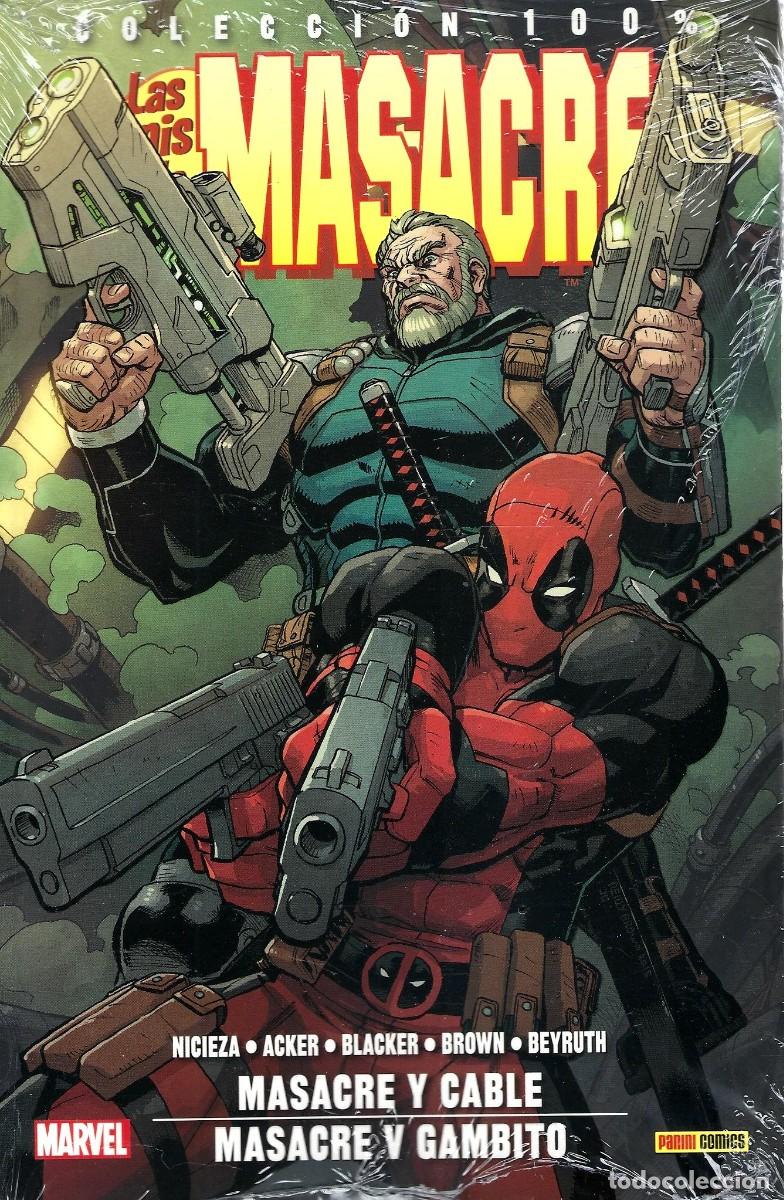 C&oacute;mics: COLECCION 100% LAS MINIS DE MASACRE MASACRE Y CABLE / MASACRE Y GAMBITO - Foto 1