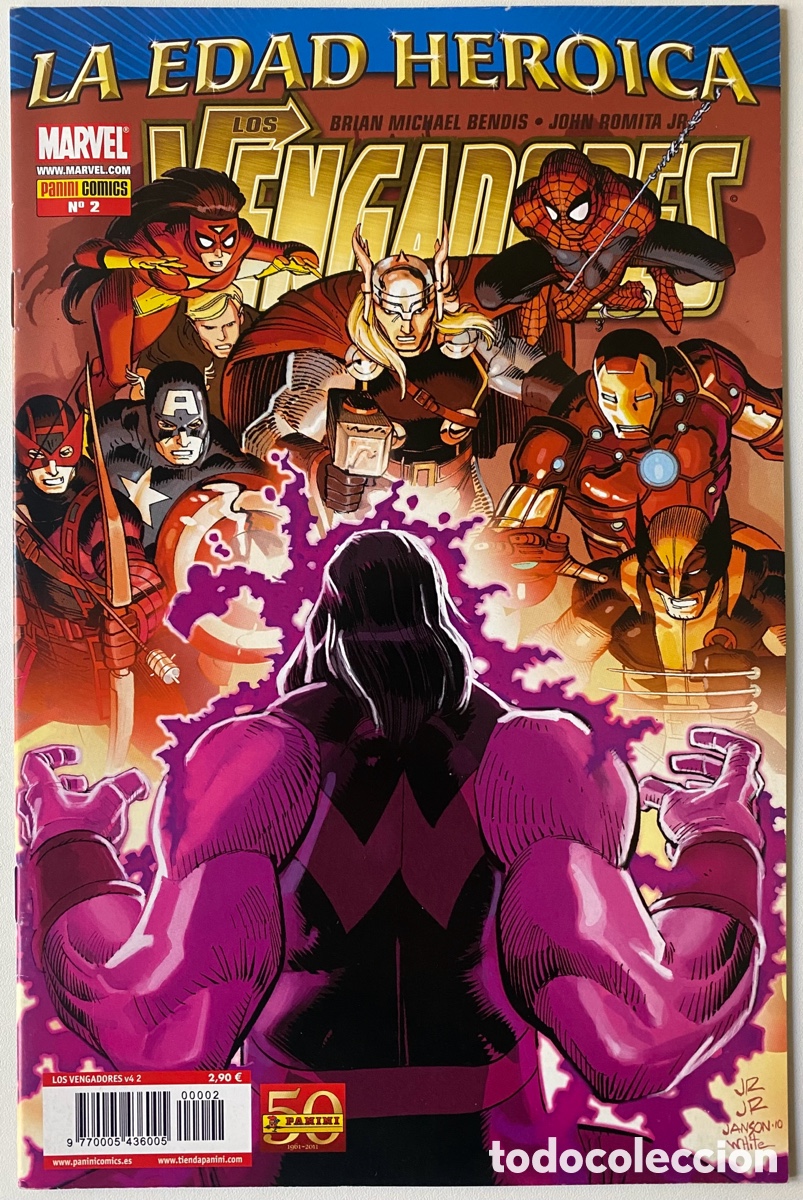 C&oacute;mics: LOTE LOS VENGADORES (1-6) VOL.1 PANINI - Foto 3