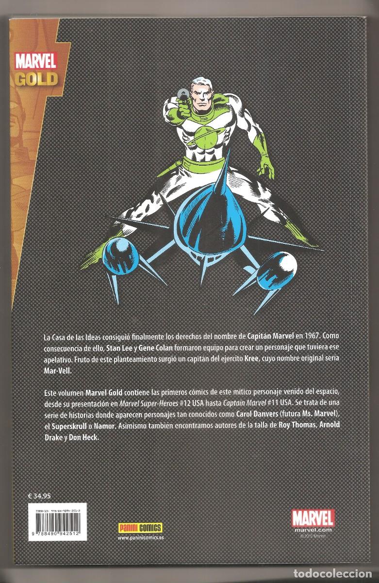C&oacute;mics: Capit&aacute;n Marvel: Llegada (Stan Lee, Gene Colan...) / Marvel Gold - 09/2015 - Foto 12