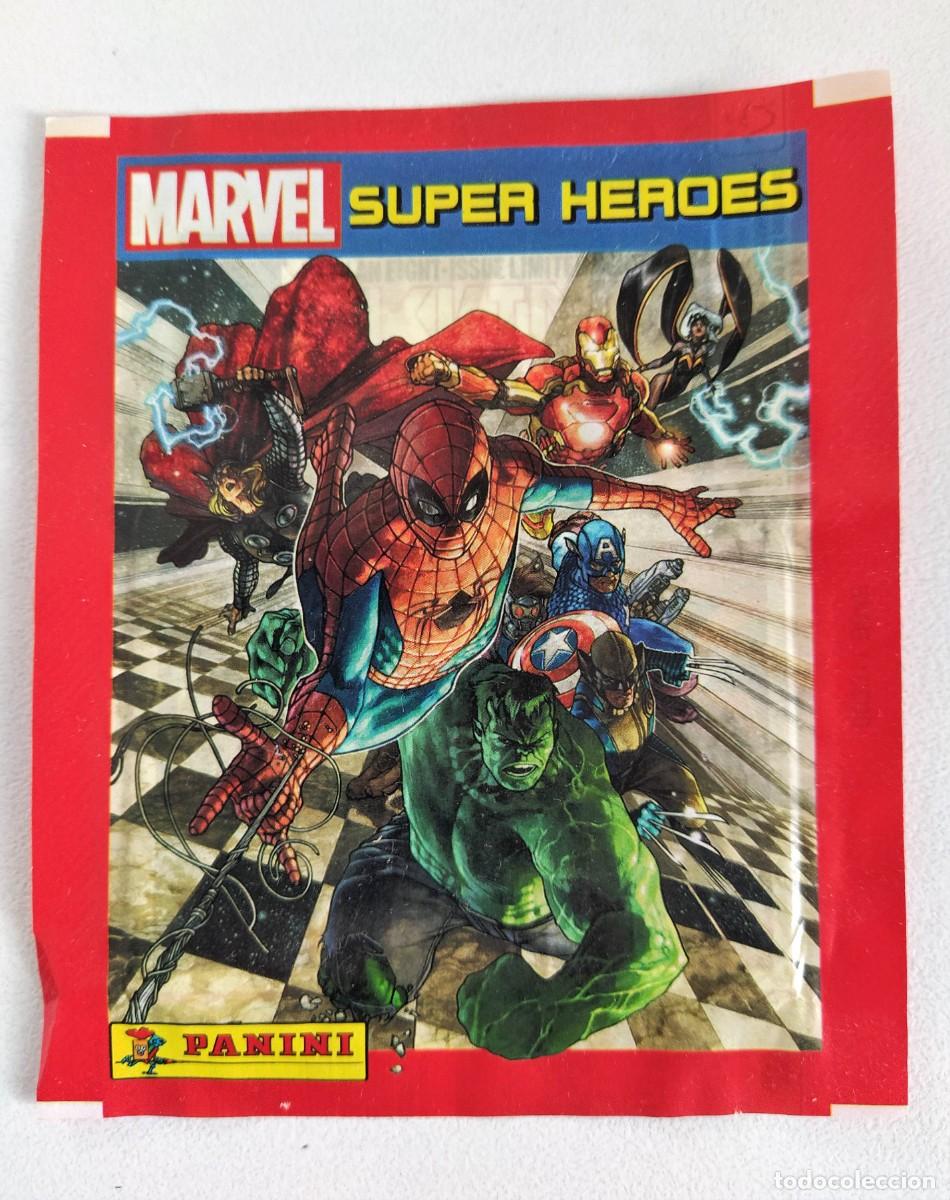 C&oacute;mics: LOTE 2 SOBRES SUPERH&Eacute;ROES MARVEL 2017 SIN ABRIR ~ PANINI (2017) - Foto 1
