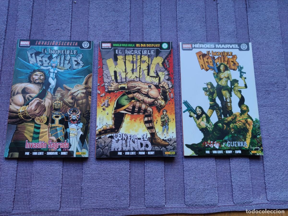 C&oacute;mics: EL INCRE&Iacute;BLE H&Eacute;RCULES (PANINI) 3 TOMOS (DE 6). COMO NUEVOS - Foto 1