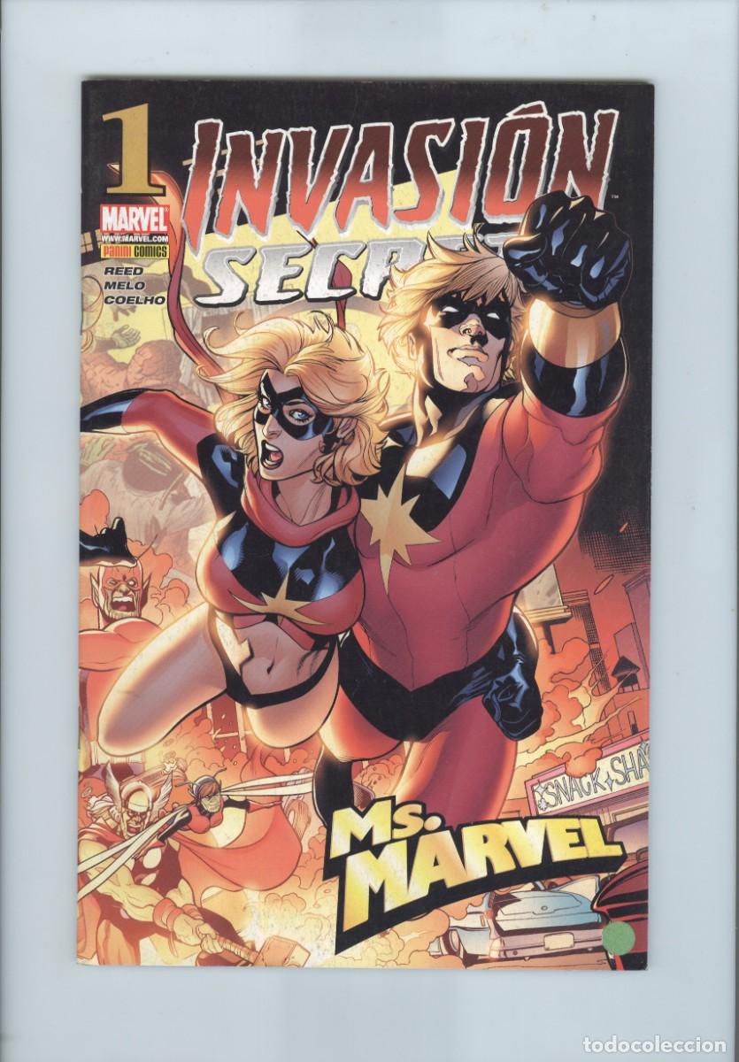 C&oacute;mics: Panini. Invasi&oacute;n secreta. Ms Marvel. Reed. Melo. Coelho. - Foto 1
