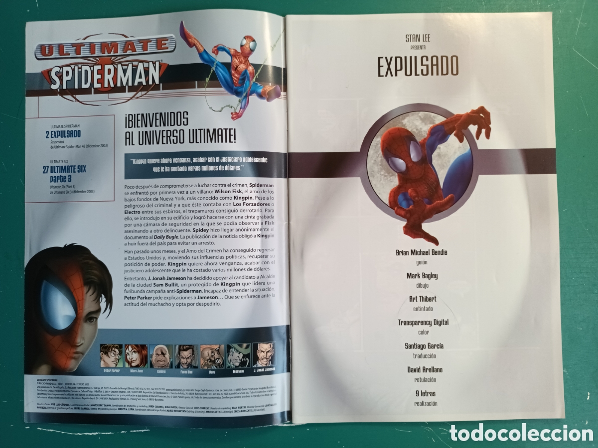 C&oacute;mics: Ultimate Spiderman N&deg; 34 vol.1 PANINI - MARVEL - Foto 2
