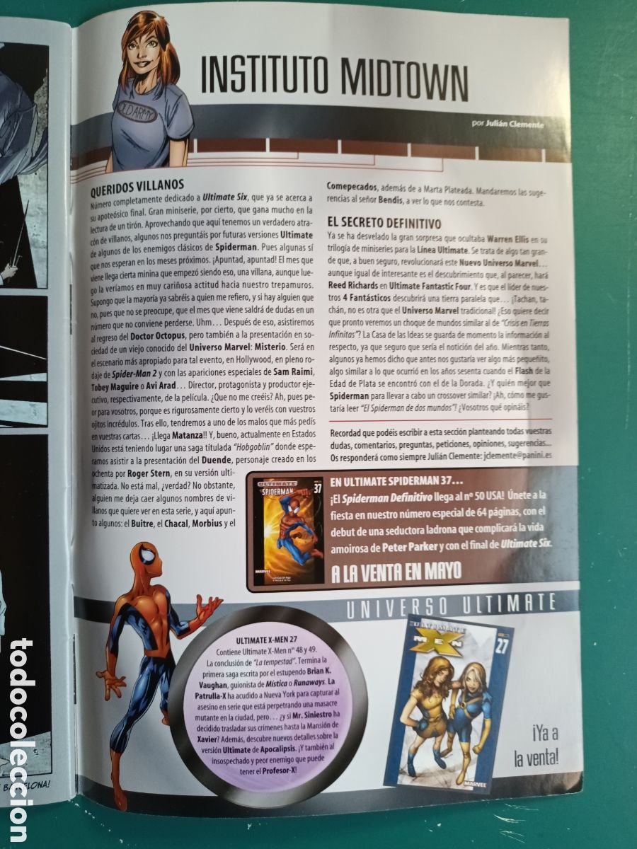 C&oacute;mics: Ultimate Spiderman N&deg; 36 vol.1 PANINI - MARVEL 2005 - Foto 7