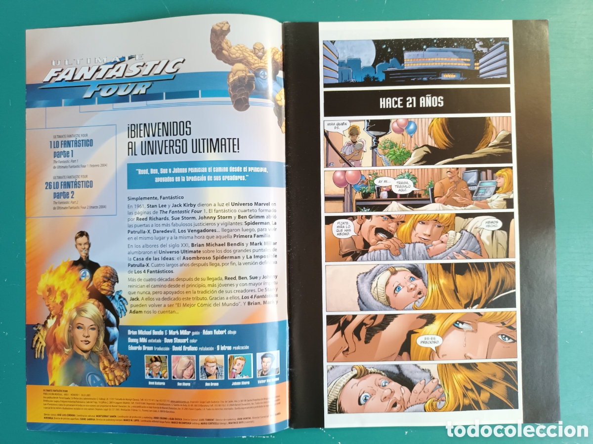 C&oacute;mics: Ultimate Fantastic Four N&deg; 1 vol.1 PANINI - MARVEL - Foto 2