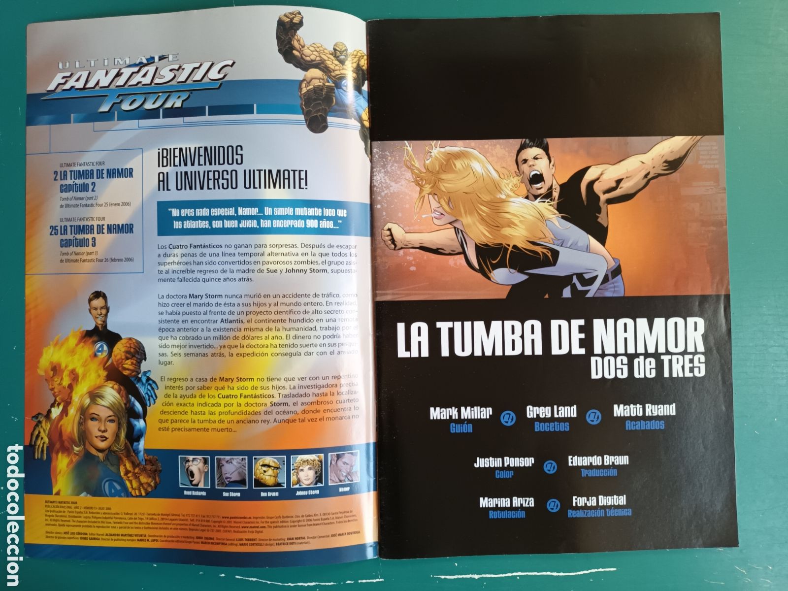 C&oacute;mics: Ultimate Fantastic Four N&deg; 13 vol.1 PANINI - MARVEL - Foto 2