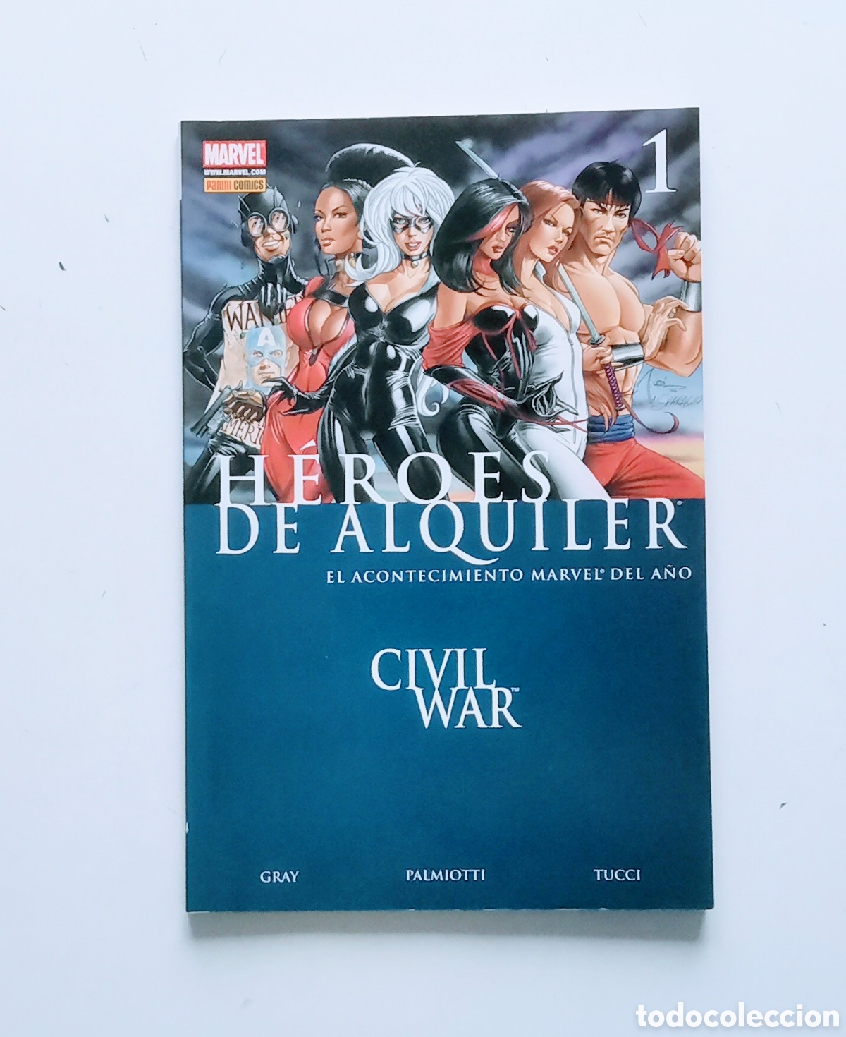 C&oacute;mics: COMIC MARVEL / HEROES DE ALQUILER / N&ordm;1 / PANINI COMICS / ESPA&Ntilde;OL - Foto 1