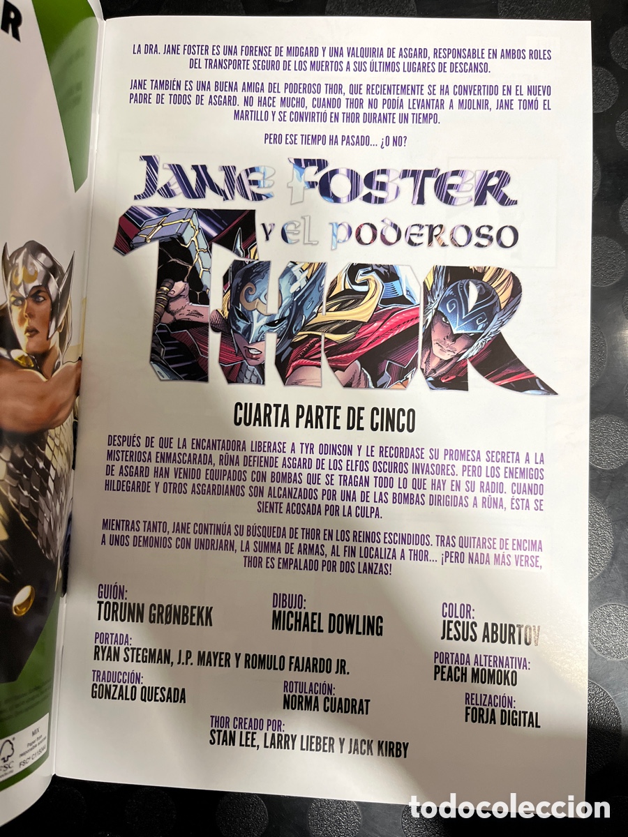 C&oacute;mics: JANE FOSTER Y EL PODEROSO THOR N.3 / 17 CUARTA Y QUINTA PARTE ( 2021/2022 ) - Foto 3