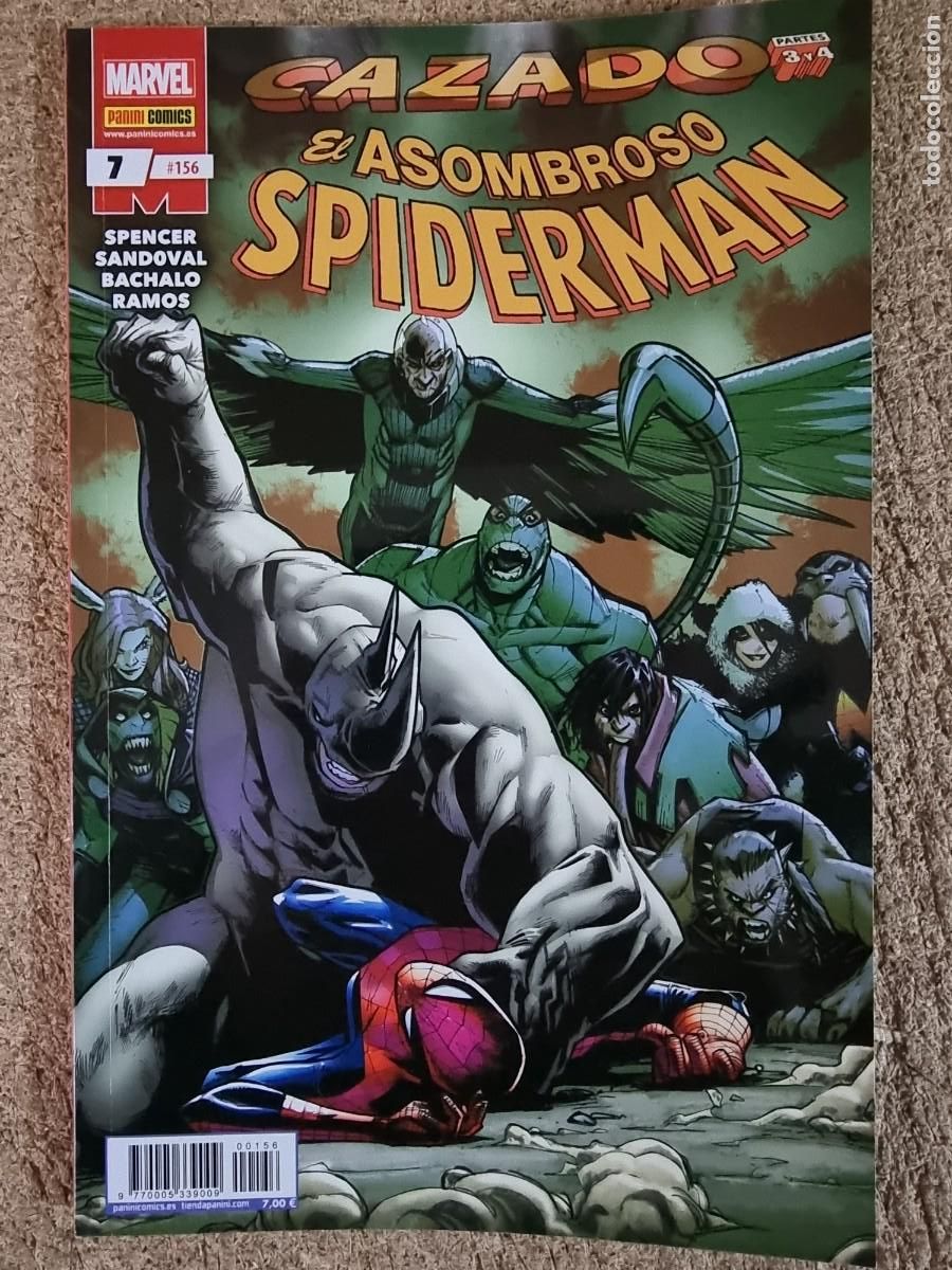 C&oacute;mics: El Asombroso Spiderman Vol.7 num.156 Marvel.Panini Comics - Foto 1