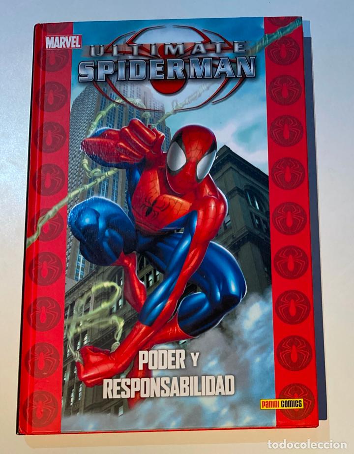C&oacute;mics: ULTIMATE SPIDERMAN - PODER Y RESPONSABILIDAD, TAPA DURA, COMO NUEVO - Foto 1