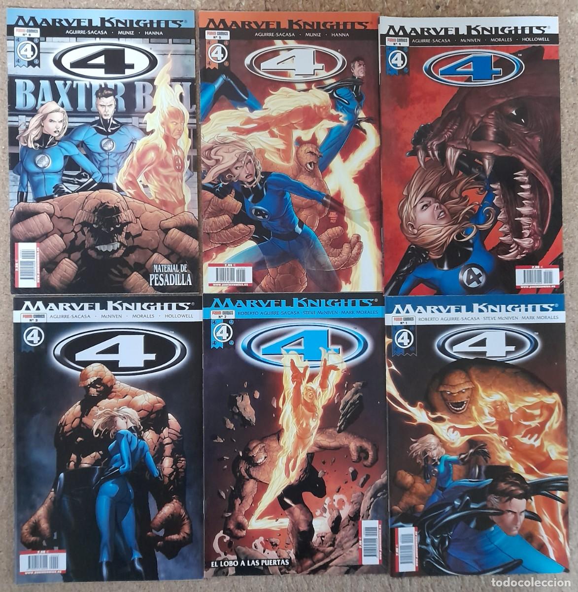 C&oacute;mics: Marvel Knights 4 Fantasticos.Completa.6 Comics.Marvel.Panini - Foto 1