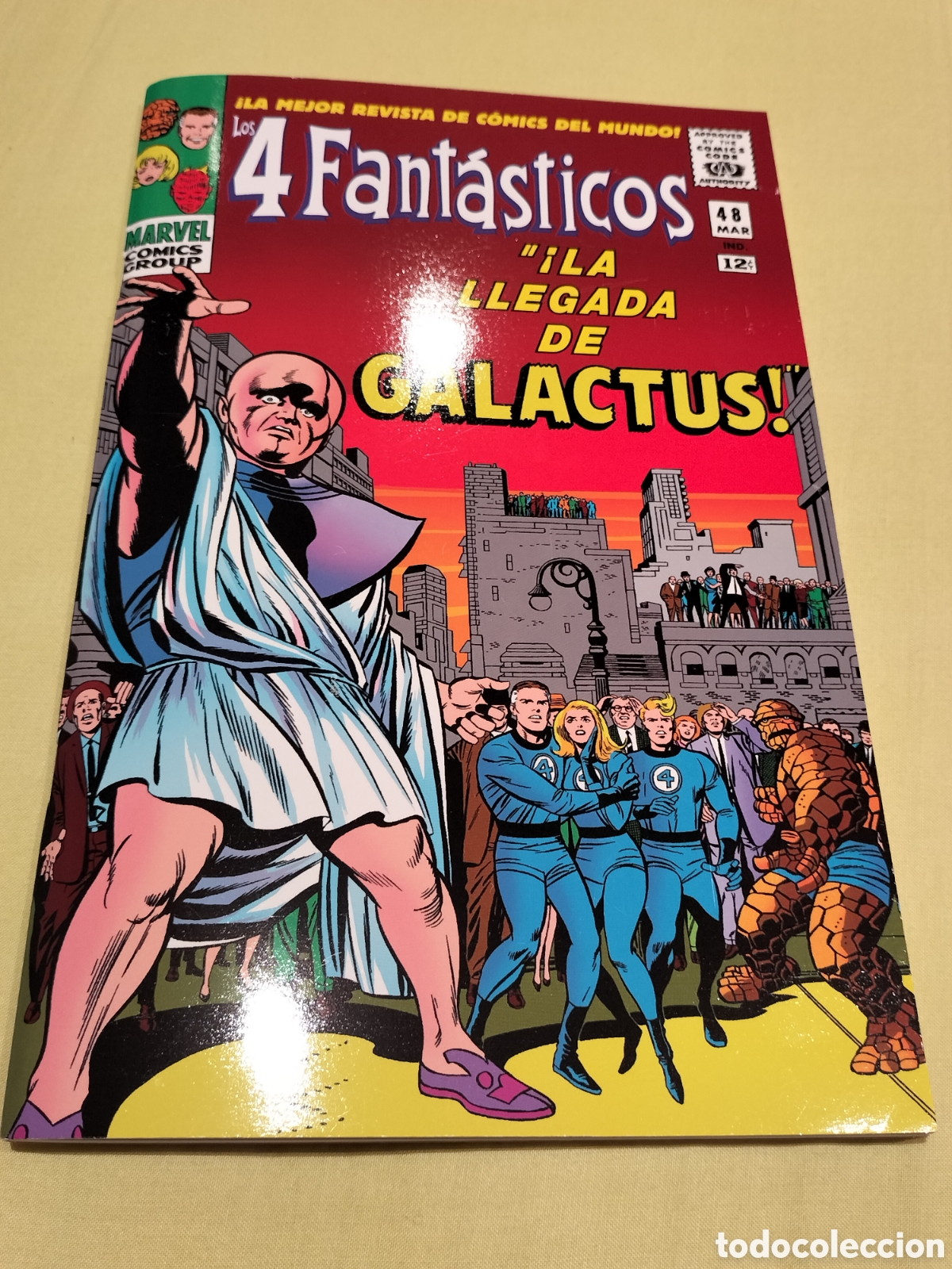 C&oacute;mics: C0A - MARVEL FACS&Iacute;MIL N&ordm; 12 - LOS CUATRO FANT&Aacute;STICOS / PANINI - Foto 1